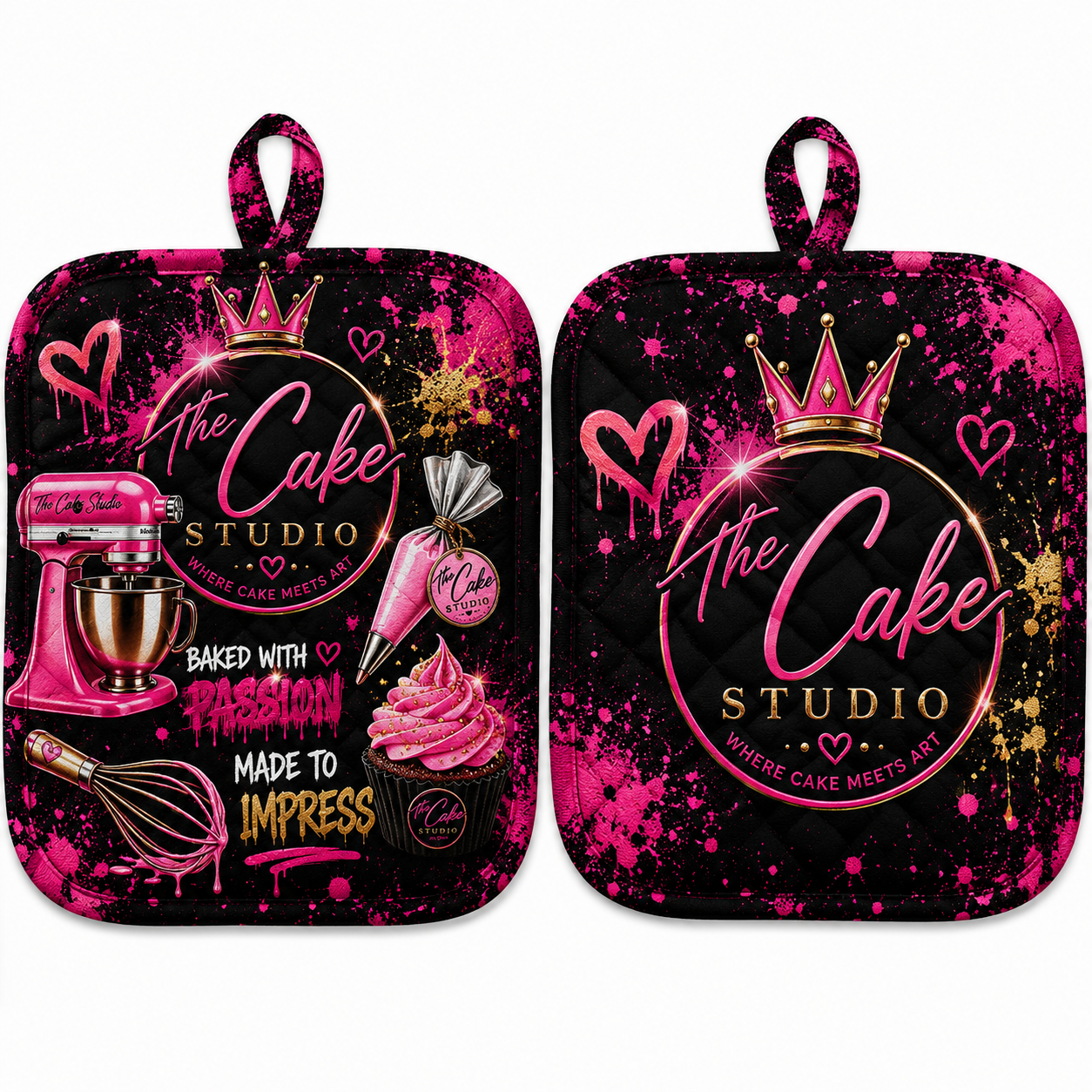 Studio Made Oven Mitts & Pot Holder