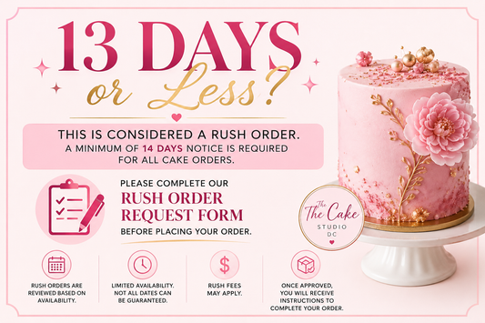 Rush Order Request - 13 Days or Less